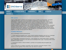 Tablet Screenshot of cncszerviz.com